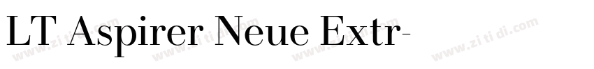LT Aspirer Neue Extr字体转换